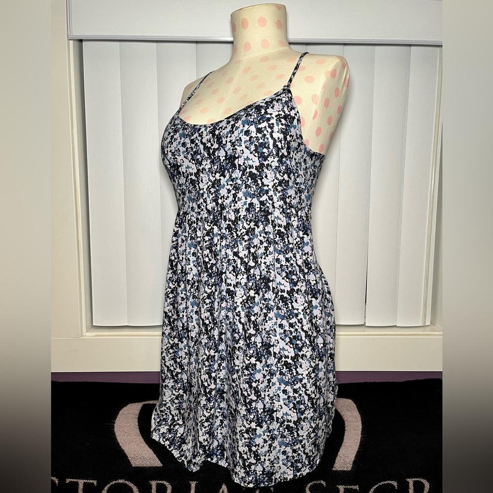 Divided H&M Backless Strappy Mini Dress Blue Size 4